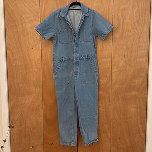 Everlane Short Sleeve Denim Jumpsuit Size 10
